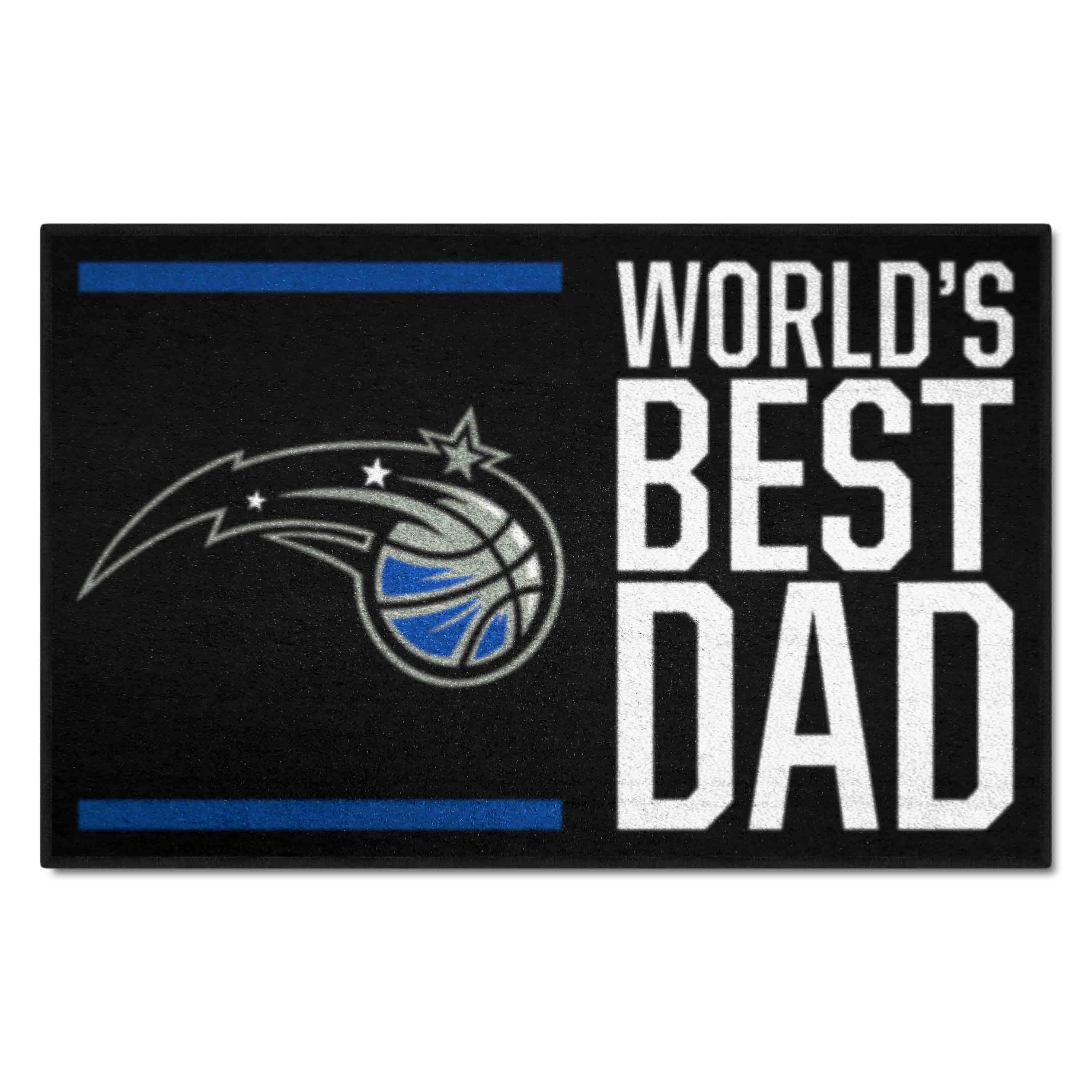 Orlando Magic Starter Mat Accent Rug - 19in. x 30in. World's Best Dad Starter Mat - Orlando Magic