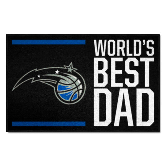 Orlando Magic Starter Mat Accent Rug - 19in. x 30in. World's Best Dad Starter Mat - Orlando Magic