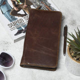 Blair Women's Wallet- Cocoa Brown - Classy Leather Bags - Flyclothing LLC