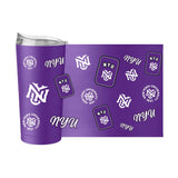 NYU 20oz Dreamweave Powder Coat Tumbler - Logo Brands - Flyclothing LLC