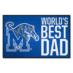 Memphis Tigers Starter Mat Accent Rug - 19in. x 30in. World's Best Dad Starter Mat - Memphis