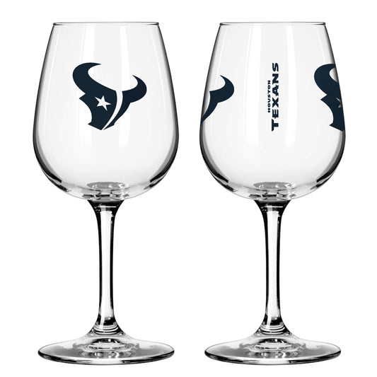 Houston Texans 12oz Gameday Stemmed Wine Glass - Logo Brands - Flyclothing LLC