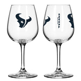 Houston Texans 12oz Gameday Stemmed Wine Glass - Logo Brands - Flyclothing LLC