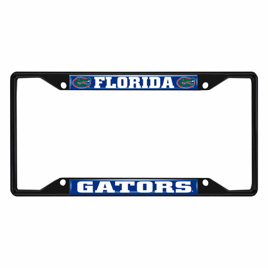 Florida Gators Metal License Plate Frame Black Finish - Florida