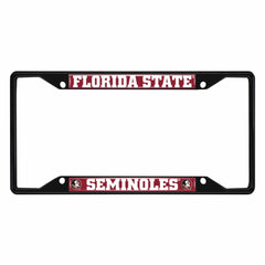Florida State Seminoles Metal License Plate Frame Black Finish - Florida State