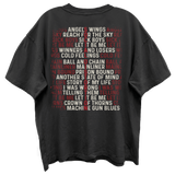 SOCIAL DISTORTION SKELLY SONG TITLE FRT/BACK VINTAGE BLACK T-SHIRT/GIANT VINTAGE