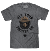 Get Your Smokey On T-Shirt - Gray