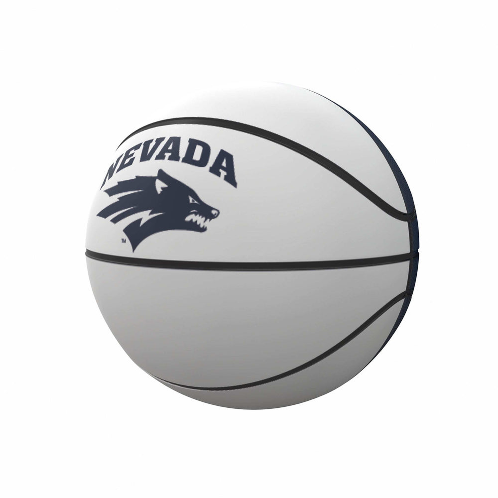 Nevada Navy Mini Size Autograph Basketball f/ Primary Logo - Logo Brands - Flyclothing LLC