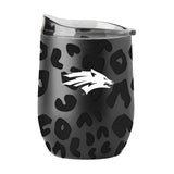 Nevada Leopard 16oz Black Powdercoat Curved Beverage