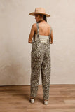 BiBi Leopard Print Adjustable Strap U Neck Jumpsuit - Trendsi - Flyclothing LLC