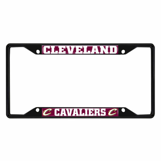 Cleveland Cavaliers Metal License Plate Frame Black Finish - Cleveland Cavaliers