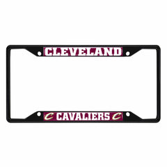 Cleveland Cavaliers Metal License Plate Frame Black Finish - Cleveland Cavaliers