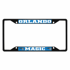 Orlando Magic Metal License Plate Frame Black Finish - Orlando Magic