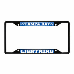 Tampa Bay Lightning Metal License Plate Frame Black Finish