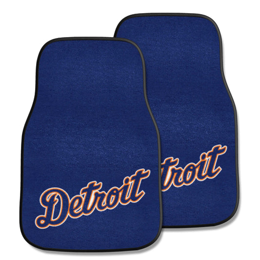 Detroit Tigers Front Carpet Car Mat Set - 2 Pieces - Detroit Tigers