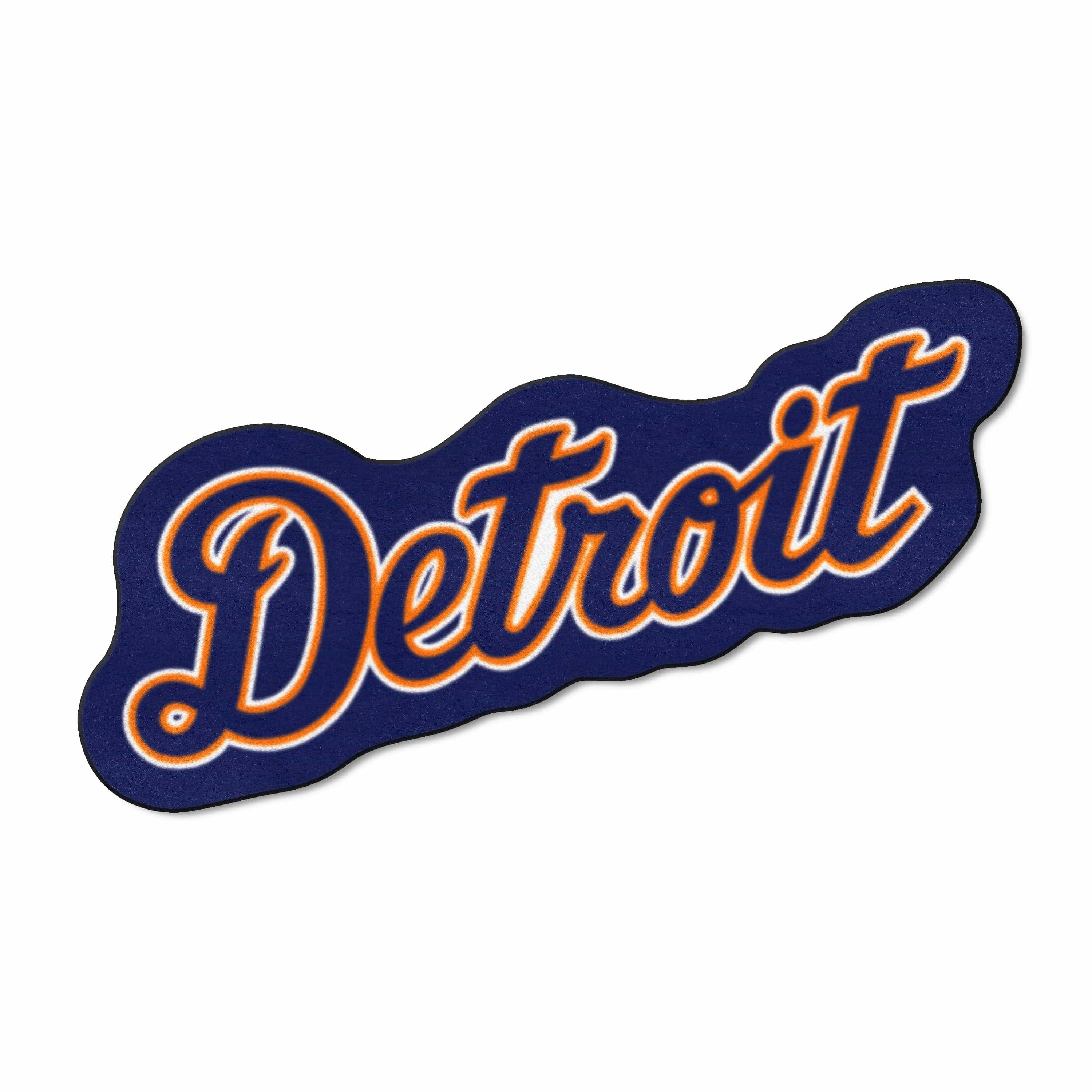 Detroit Tigers Mascot Rug "Detriot" Wordmark - Detroit Tigers