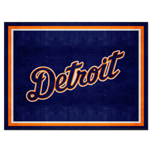 Detroit Tigers 8ft. x 10 ft. Plush Area Rug - Detroit Tigers
