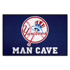 New York Yankees Man Cave Starter Mat Accent Rug - 19in. x 30in. - New York Yankees
