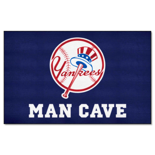 New York Yankees Man Cave Ulti-Mat Rug - 5ft. x 8ft. - New York Yankees