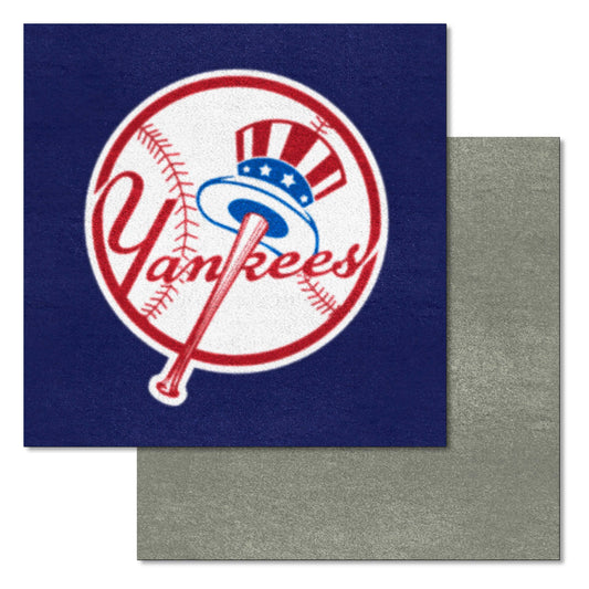 New York Yankees Team Carpet Tiles - 45 Sq Ft. - New York Yankees