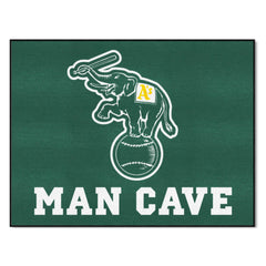 Oakland Athletics Man Cave All-Star Rug - 34 in. x 42.5 in. - Oakland Athletics