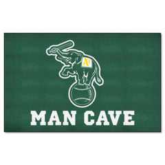 Oakland Athletics Man Cave Ulti-Mat Rug - 5ft. x 8ft. - Oakland Athletics