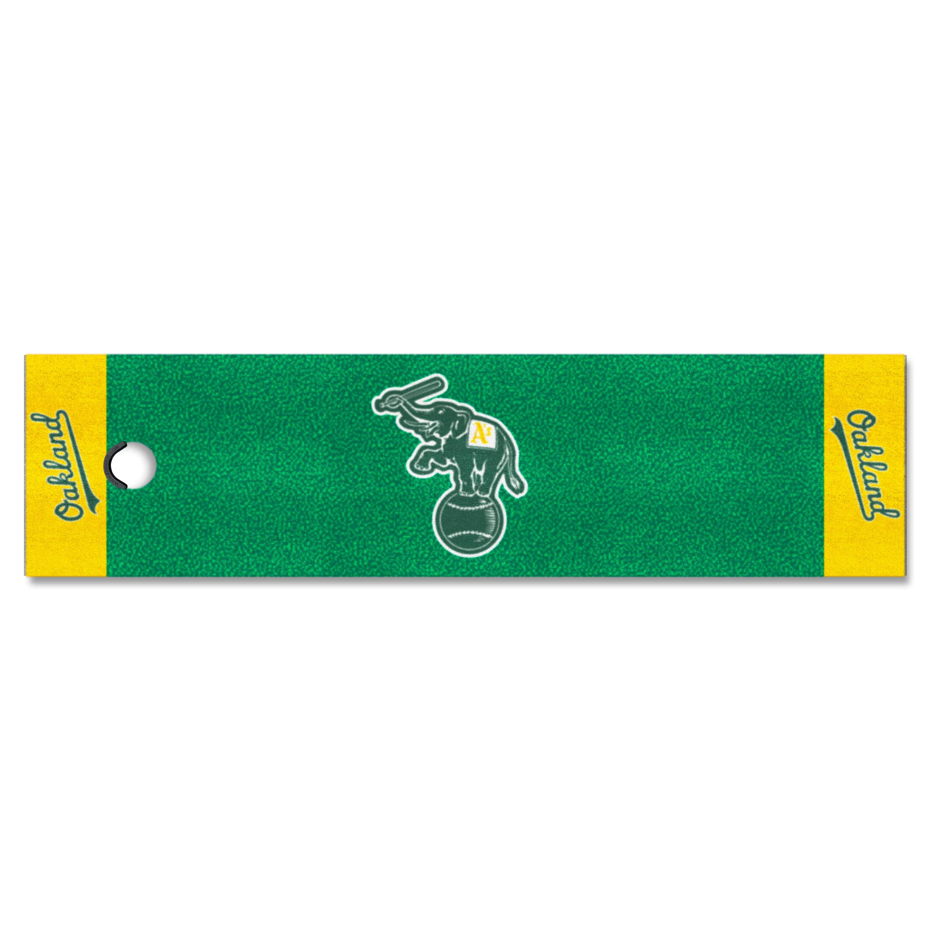 Oakland Athletics Putting Green Mat - 1.5ft. x 6ft. - Oakland Athletics