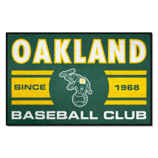 Oakland Athletics Starter Mat Accent Rug - 19in. x 30in. - Oakland Athletics