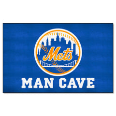 New York Mets Man Cave Ulti-Mat Rug - 5ft. x 8ft. - New York Mets
