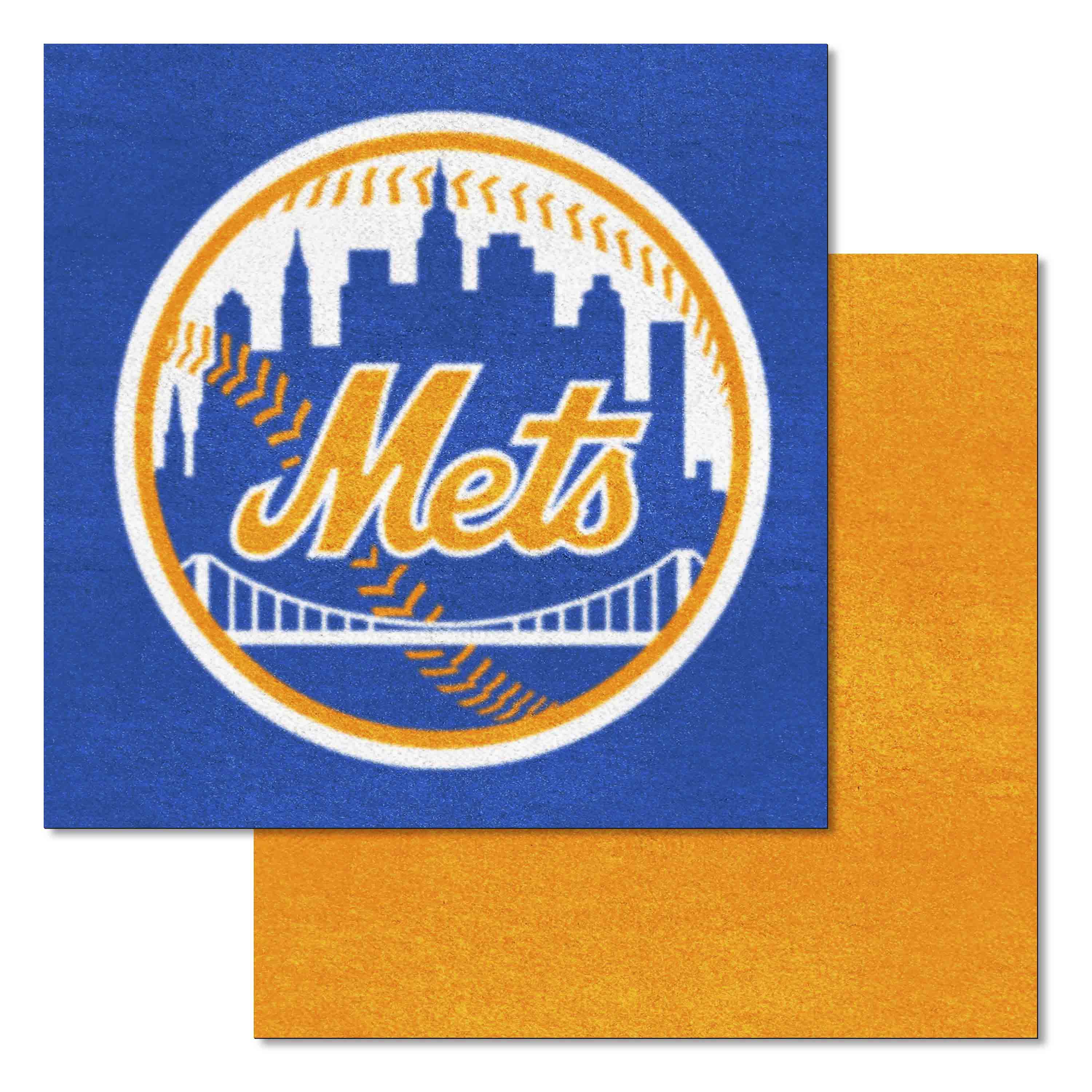 New York Mets Team Carpet Tiles - 45 Sq Ft. - New York Mets