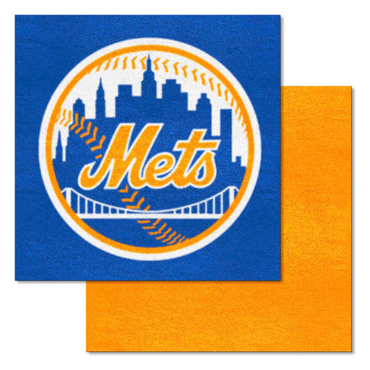 New York Mets Team Carpet Tiles - 45 Sq Ft. - New York Mets
