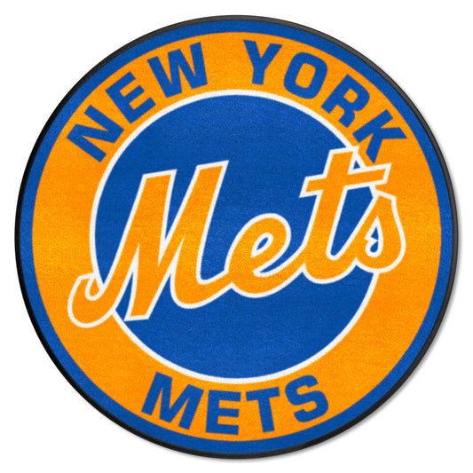 New York Mets Roundel Rug - 27in. Diameter - New York Mets