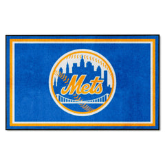 New York Mets 4ft. x 6ft. Plush Area Rug - New York Mets