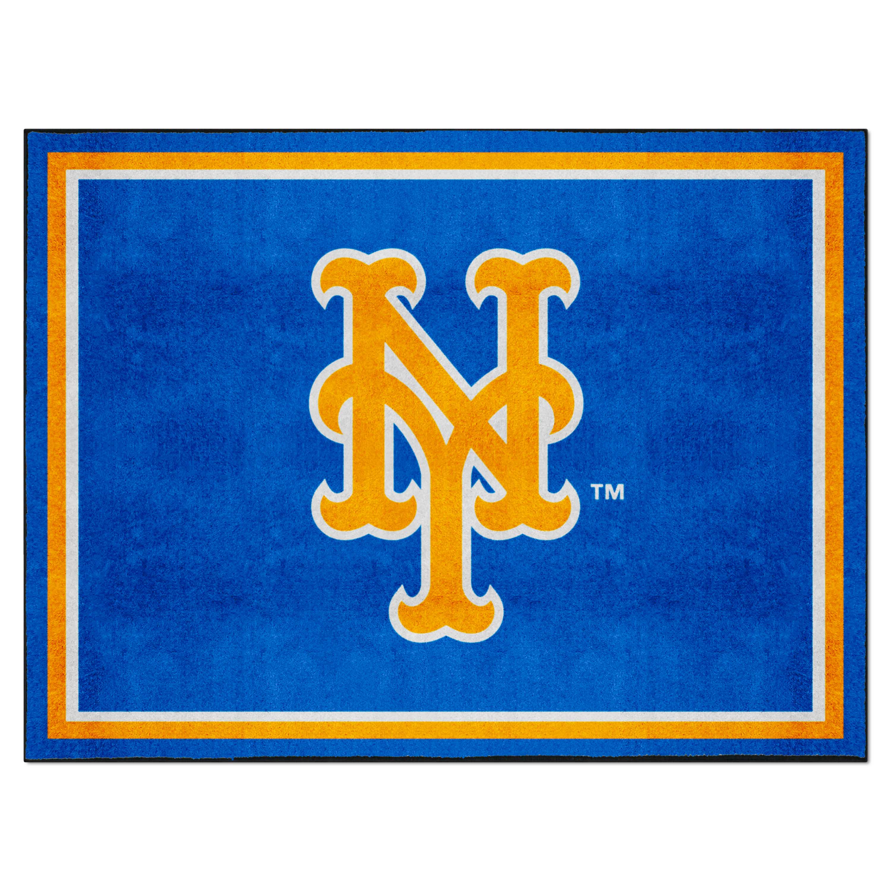 New York Mets 8ft. x 10 ft. Plush Area Rug - New York Mets