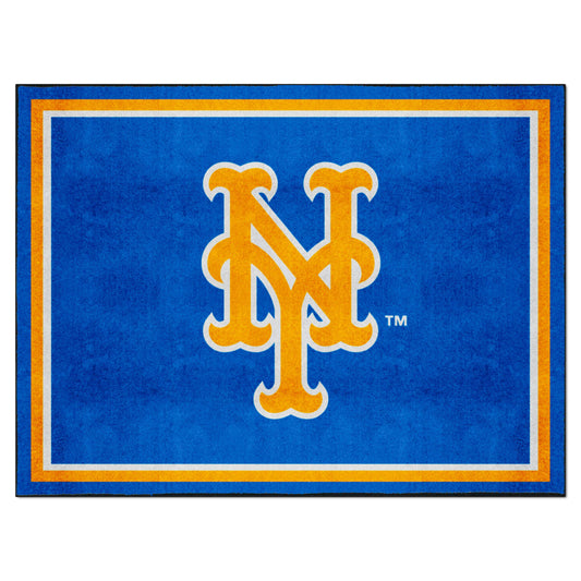 New York Mets 8ft. x 10 ft. Plush Area Rug - New York Mets