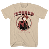 TIM MCGRAW LIVE LIKE YOUR WERE DYING SAND T-SHIRT/S