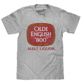 Olde English "800" Logo T-Shirt - Gray