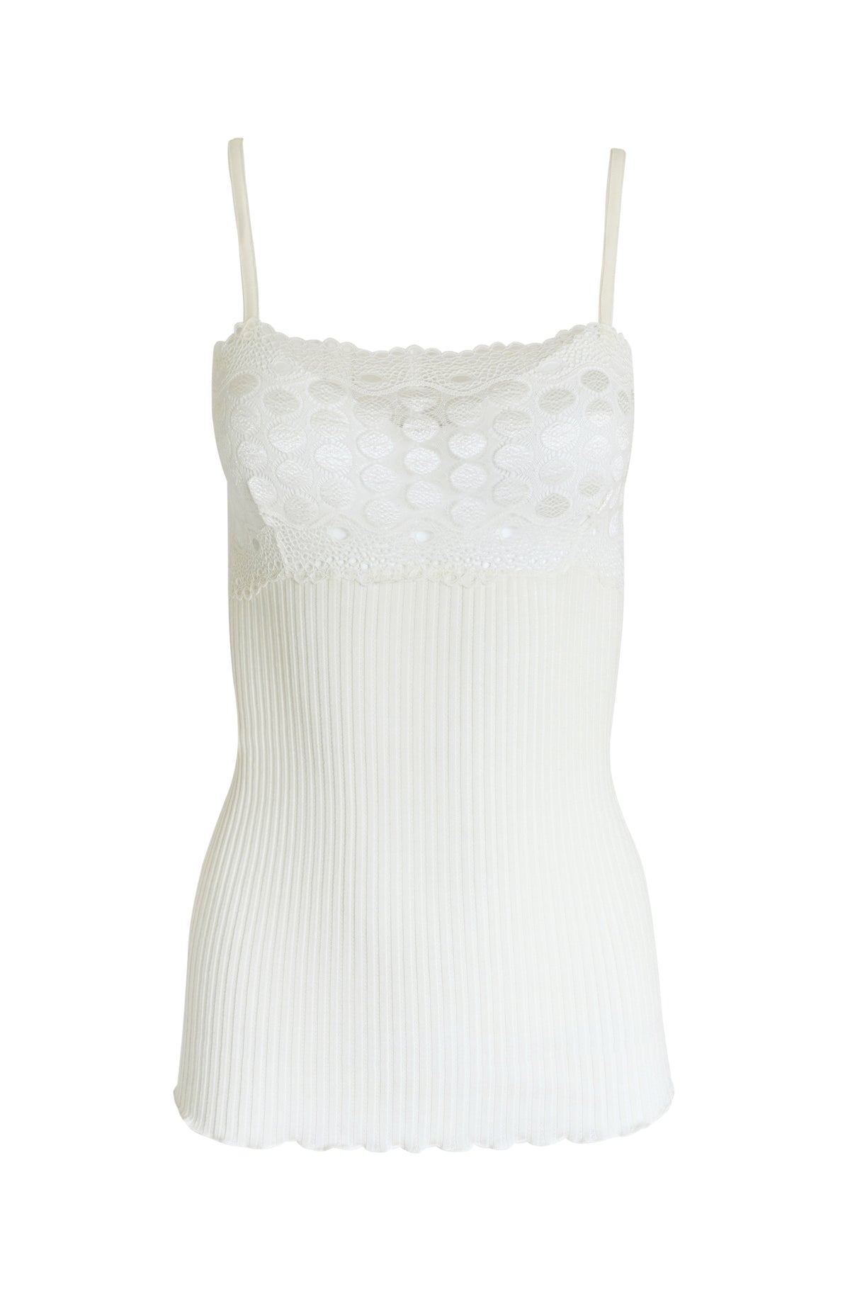 EGI Exclusive Women's Merino Wool Blend Spaghetti Straps Lace-Trimmed Camisole. Proudly Made in Italy (315) - tittimitti - Flyclothing LLC