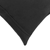 18" Black Cowhide Throw Pillow - Homeroots