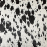 18" Black Cowhide Throw Pillow - Homeroots - Flyclothing LLC