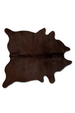 72" X 84" Chocolate Cowhide - Rug - Homeroots