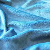 72" X 84" Sky Blue Cowhide - Rug - Homeroots