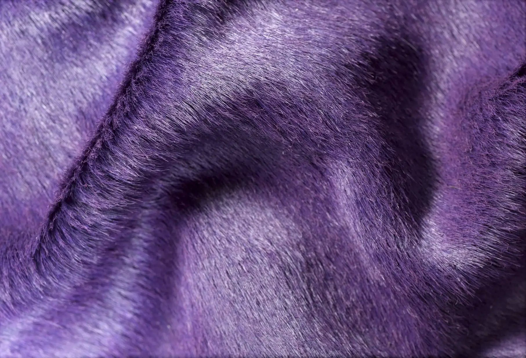 6' X 7' Purple Cowhide Cowhide Area Rug - Homeroots - Flyclothing LLC