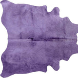 6' X 7' Purple Cowhide Cowhide Area Rug - Homeroots - Flyclothing LLC