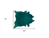72" X 84" Verde Cowhide - Rug - Homeroots