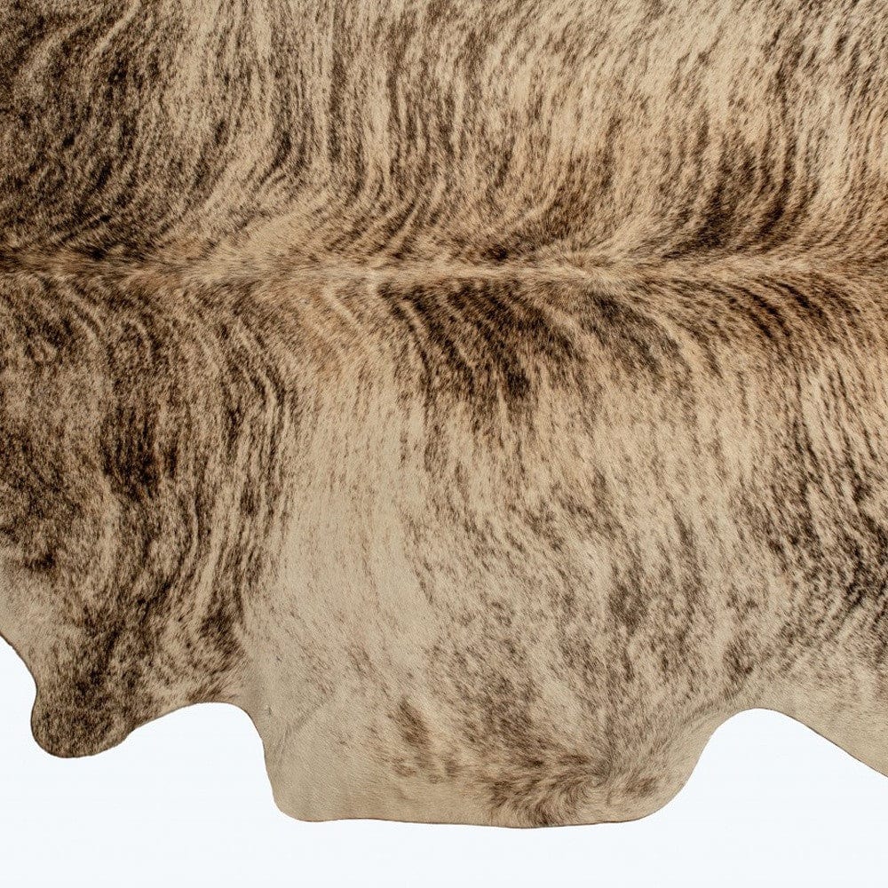 72" X 84" Zebu Cowhide - Rug - Homeroots - Flyclothing LLC