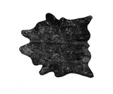Black And Silver Cowhide Animal Print Area Rug - Homeroots - Flyclothing LLC