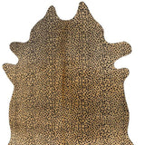 72" X 84" Cheetah Cowhide - Rug - Homeroots - Flyclothing LLC