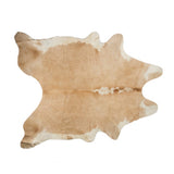 72" X 84" Tan And White Cowhide - Rug - Homeroots