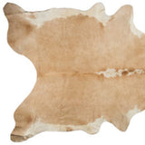 72" X 84" Tan And White Cowhide - Rug - Homeroots - Flyclothing LLC